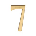 M Marcus Heritage Brass Numeral 7 - Concealed Fix 76mm